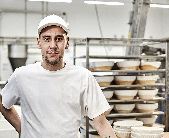 Bäcker bei der Arbeit