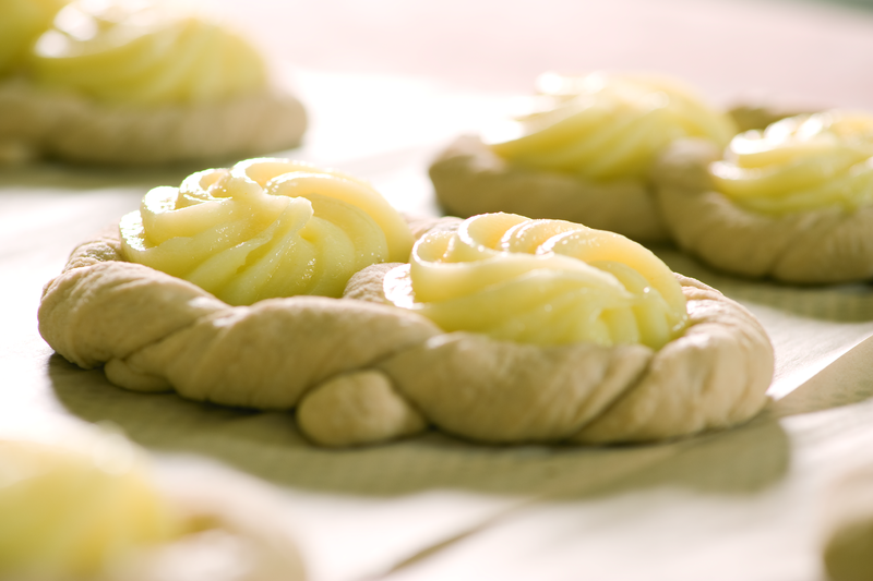 Plunder vor dem Backen